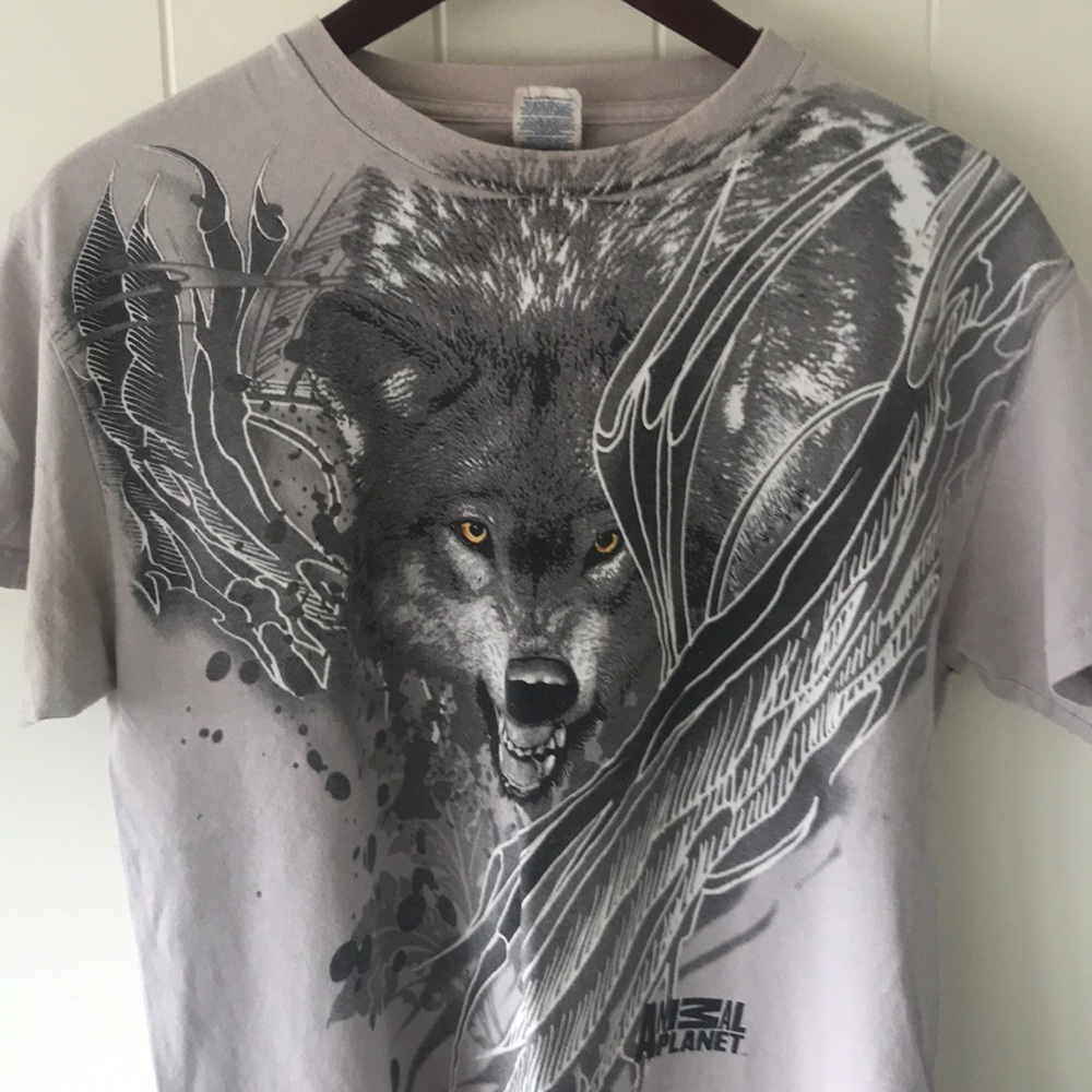 Vintage wolf t-shirt  - Medium